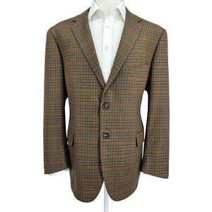 Quiet Luxury Paul Betenly Blazer Men Large Brown Wool Cashmere Sport Coat